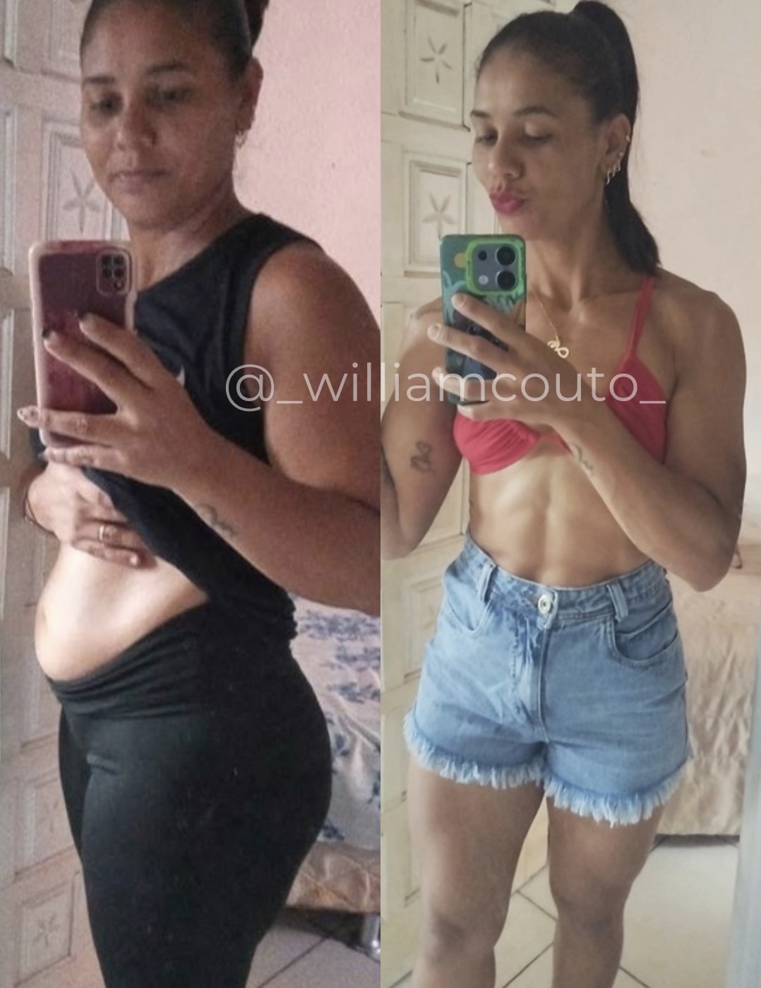 Antes e depois de Mylla
