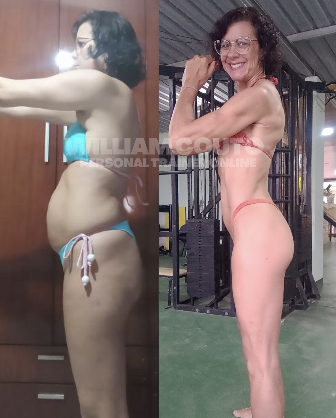 Antes e depois de Pati