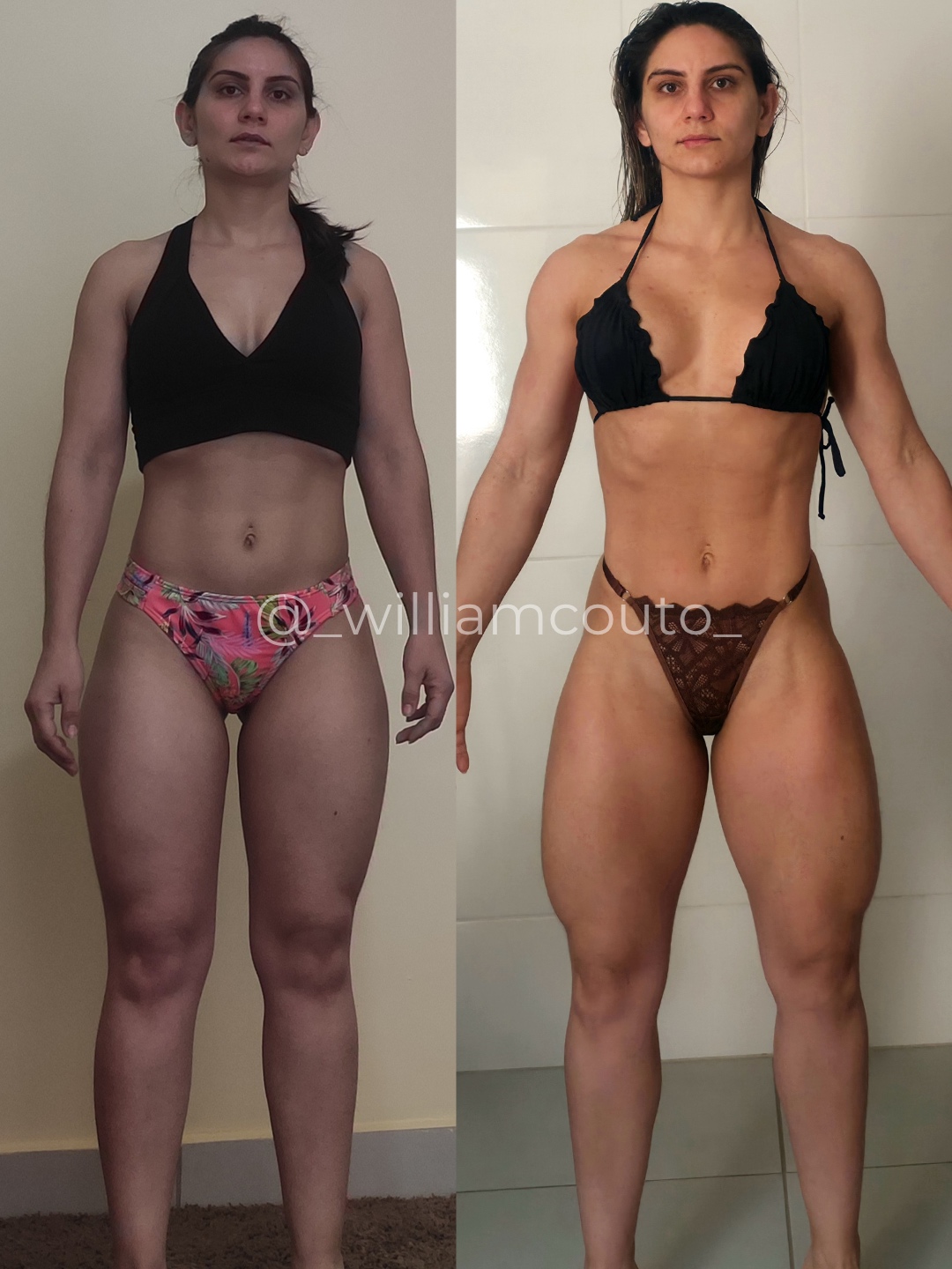 Antes e depois de Aline